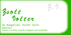 zsolt volter business card